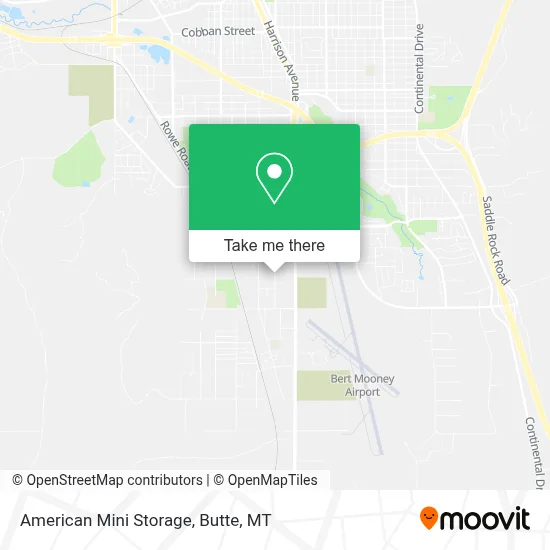American Mini Storage map