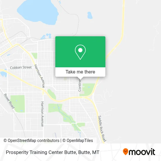 Prosperity Training Center Butte map