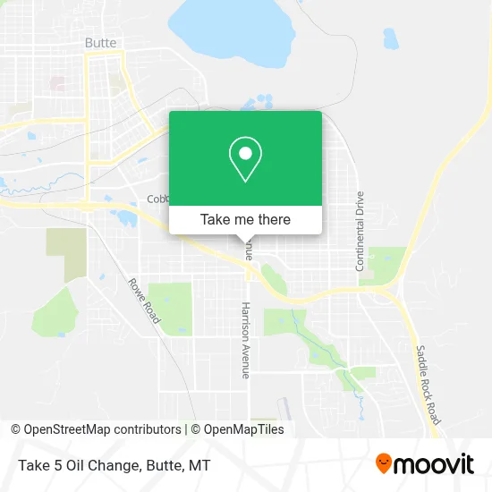 Take 5 Oil Change map