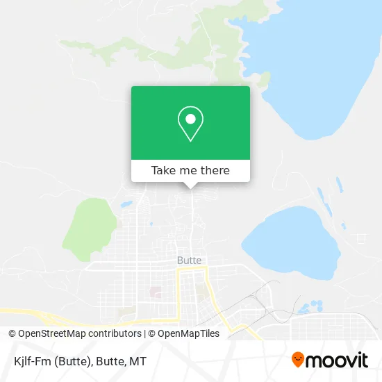 Mapa de Kjlf-Fm (Butte)