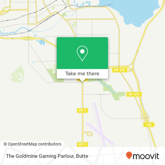 The Goldmine Gaming Parlour map