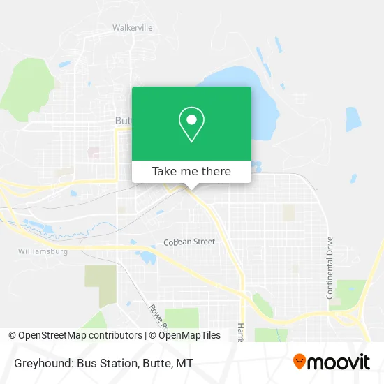 Greyhound: Bus Station map