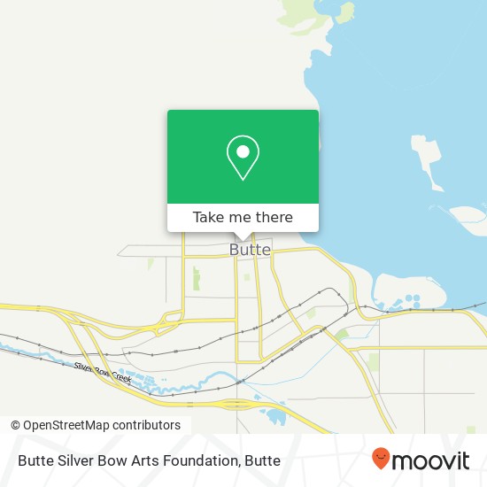 Mapa de Butte Silver Bow Arts Foundation