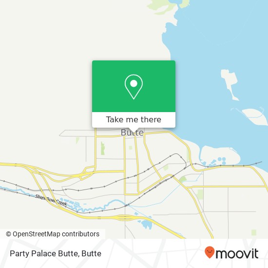 Party Palace Butte map