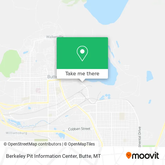 Berkeley Pit Information Center map