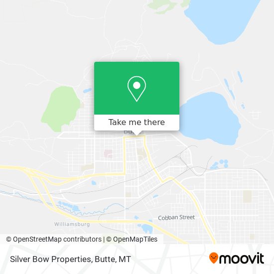 Silver Bow Properties map