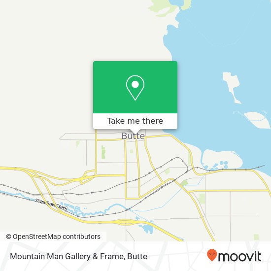 Mapa de Mountain Man Gallery & Frame