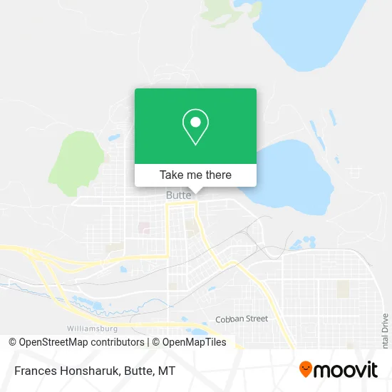 Frances Honsharuk map