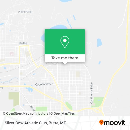 Mapa de Silver Bow Athletic Club