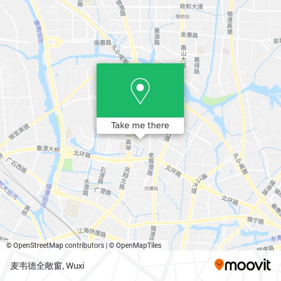 麦韦德全敞窗 map