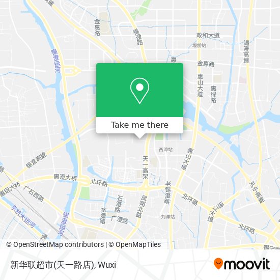 新华联超市(天一路店) map