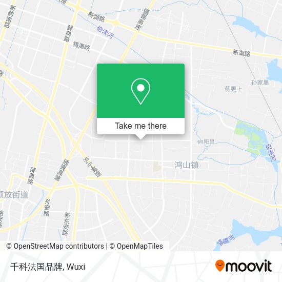千科法国品牌 map