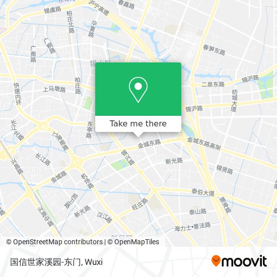 国信世家溪园-东门 map