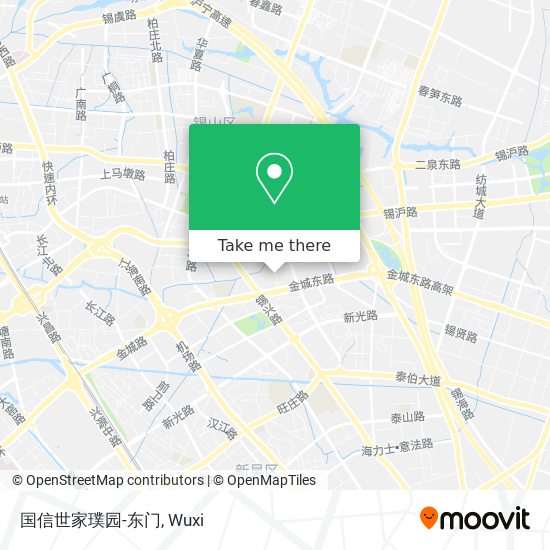 国信世家璞园-东门 map
