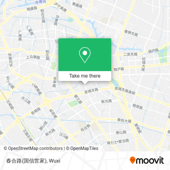 春合路(国信世家) map
