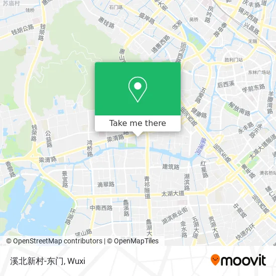 溪北新村-东门 map