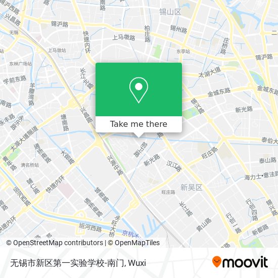 无锡市新区第一实验学校-南门 map