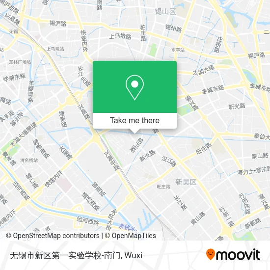 无锡市新区第一实验学校-南门 map