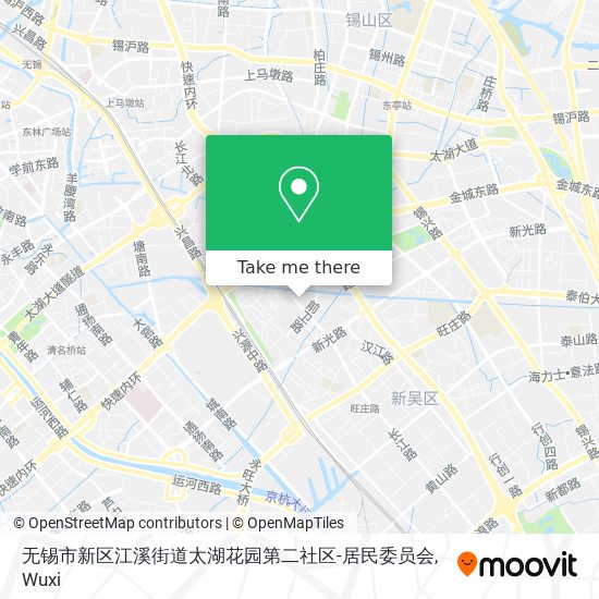无锡市新区江溪街道太湖花园第二社区-居民委员会 map