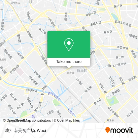 戏江南美食广场 map