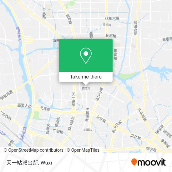 天一站派出所 map