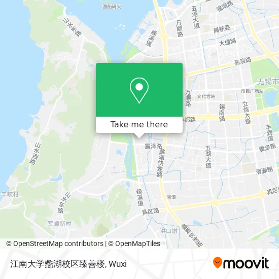 江南大学蠡湖校区臻善楼 map