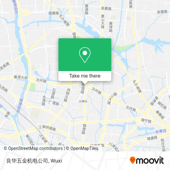 良华五金机电公司 map