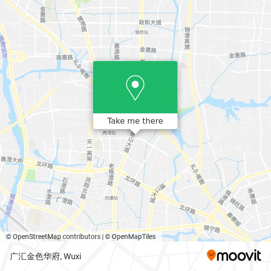 广汇金色华府 map