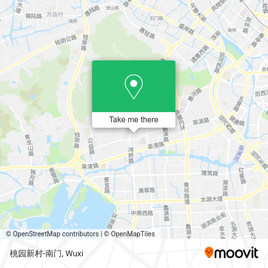 桃园新村-南门 map