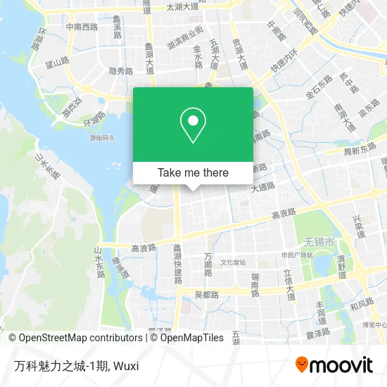 万科魅力之城-1期 map