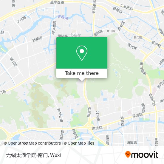 无锡太湖学院-南门 map