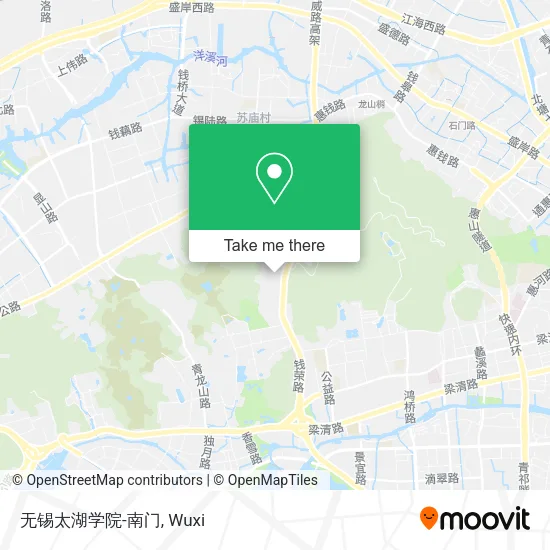 无锡太湖学院-南门 map