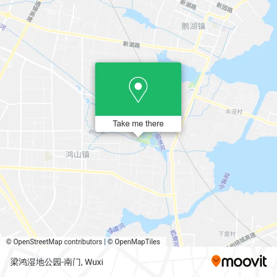 梁鸿湿地公园-南门 map