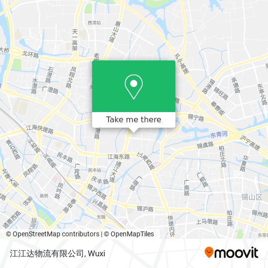 江江达物流有限公司 map