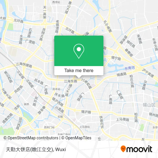 天勤大饼店(瞻江立交) map