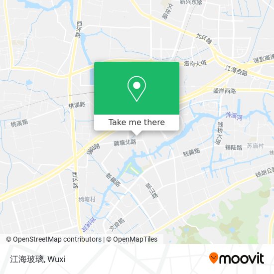 江海玻璃 map
