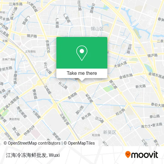 江海冷冻海鲜批发 map