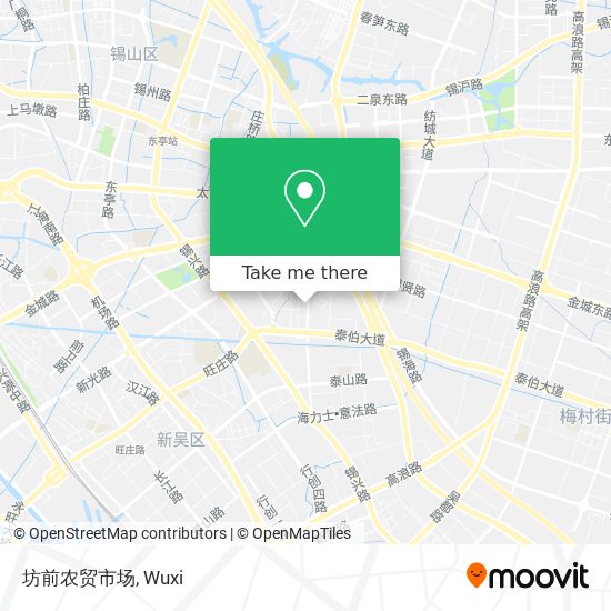 坊前农贸市场 map