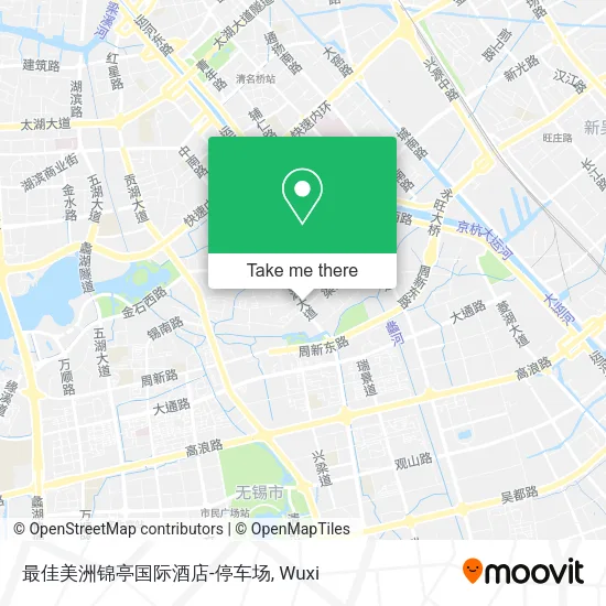 最佳美洲锦亭国际酒店-停车场 map