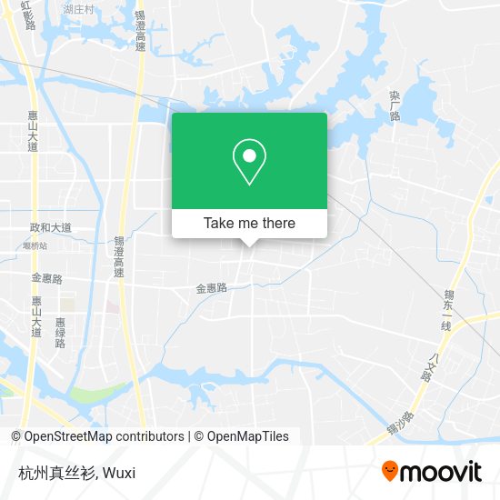 杭州真丝衫 map