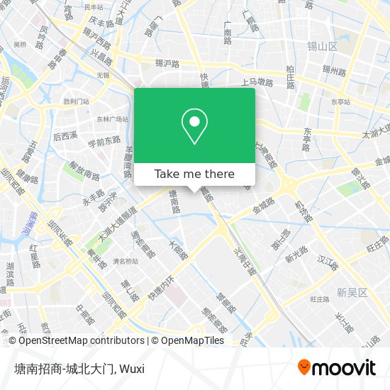 塘南招商-城北大门 map