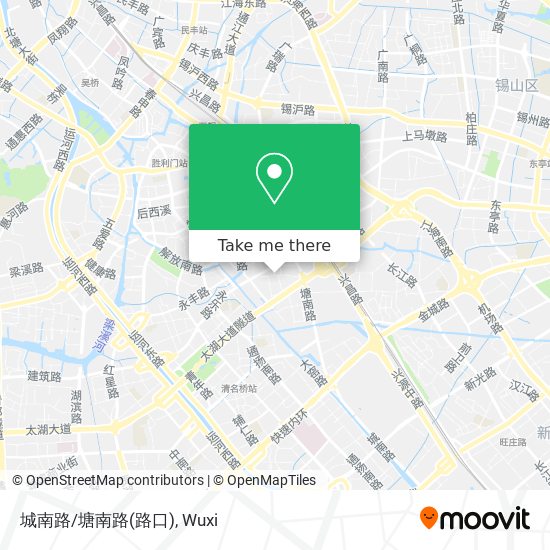 城南路/塘南路(路口) map