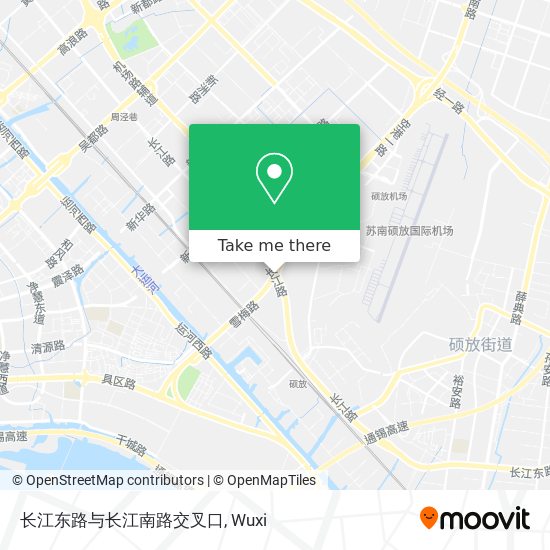 长江东路与长江南路交叉口 map