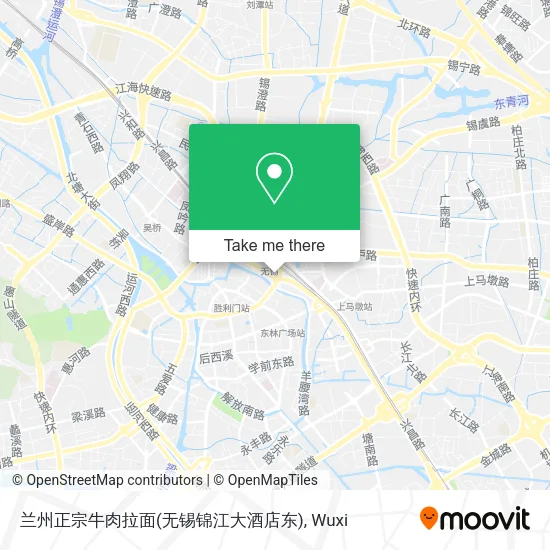 兰州正宗牛肉拉面(无锡锦江大酒店东) map