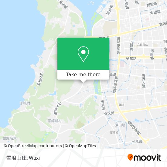 雪浪山庄 map