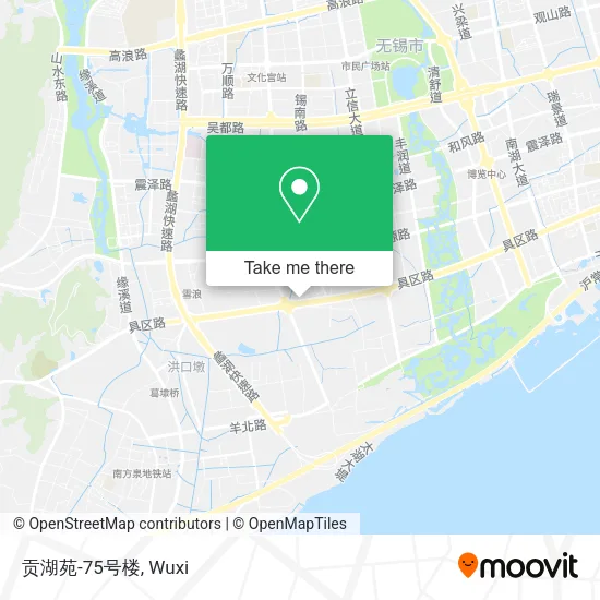 贡湖苑-75号楼 map