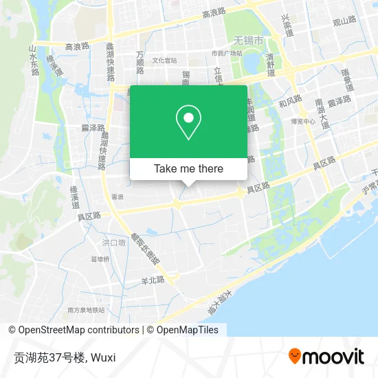 贡湖苑37号楼 map