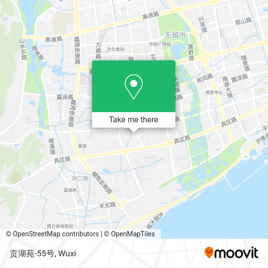贡湖苑-55号 map