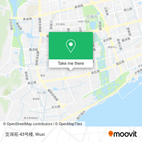 贡湖苑-43号楼 map