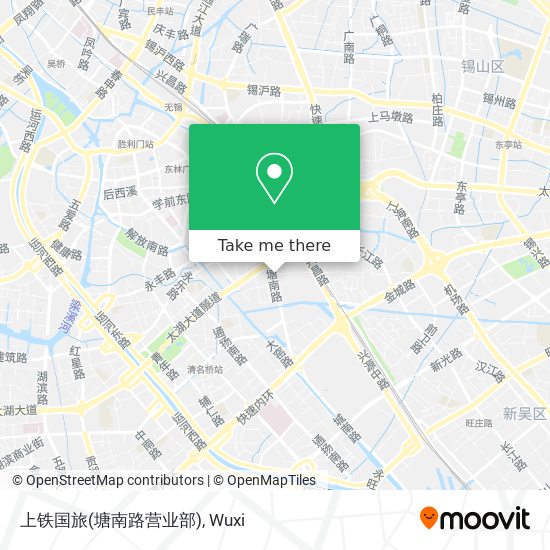 上铁国旅(塘南路营业部) map